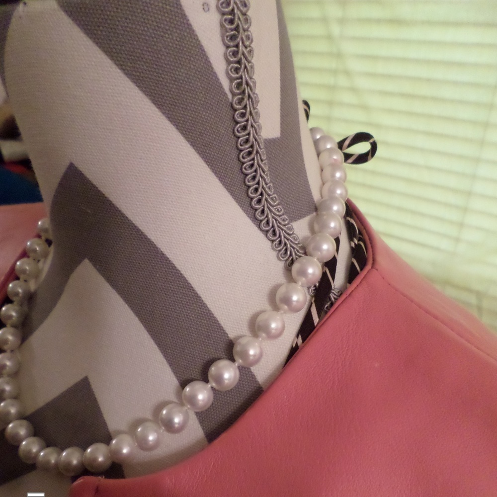 ❣️❣️S Pearl - sterling silver 18"  10mm ❣️❣️ - Picture 3 of 4